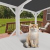 Racxily Outdoor Cat Catio, Wooden Cat Enclosure Window Perch - 4 of 4
