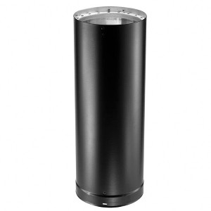 DuraVent 8DVL-48 DVL Galvanized Steel/Stainless Steel Double Wall Wood Burning Stove Pipe Connector to Vent Smoke/Exhaust, 48" x 8" Diameter - 1 of 3