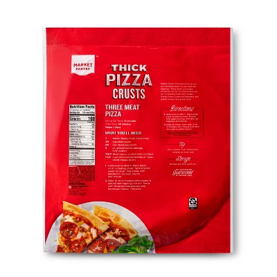 Thick Pizza Crusts - 24oz/2ct - Market Pantry&#8482;