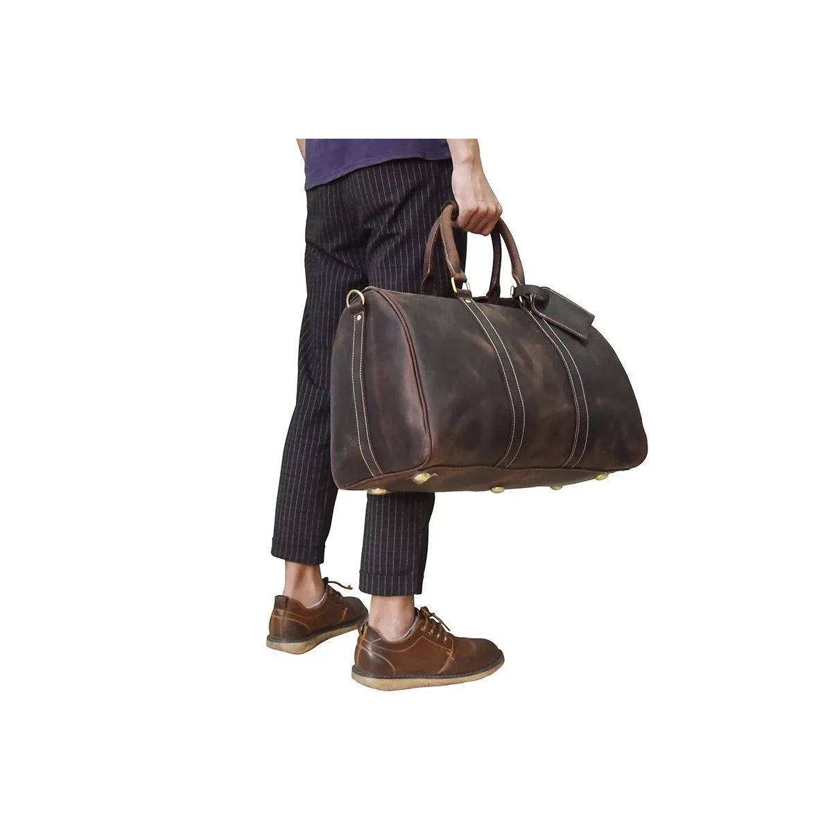 The Bjarke Weekender | Handcrafted Leather Duffle Bag - thumbnail 10