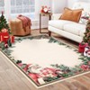 Christmas Santa Area Rug, Large Washable Non Slip Carpet, Soft Low Pile Floor Mat for Living Room, Bedroom, Kitchen Decoration - 3 of 4