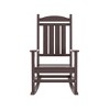 WestinTrends  2-Piece Classic Porch Rocking Chair With Side Table Set - 4 of 4