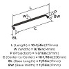 Amerock Cowrie Pull for Cabinets, Drawers, and Furniture - 3 of 4