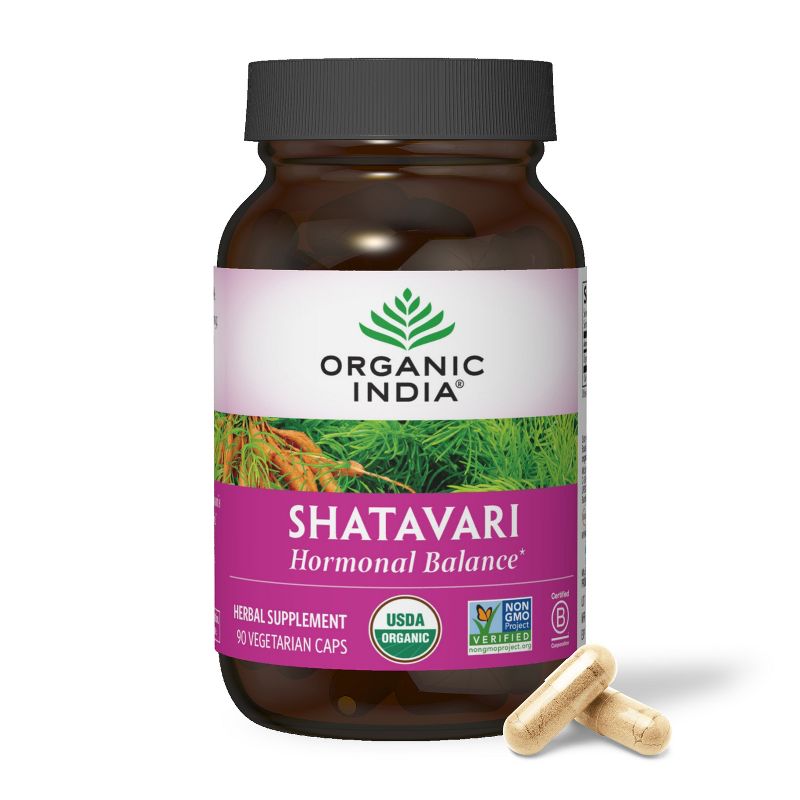 ORGANIC INDIA Shatavari Herbal Supplement, 1 of 4