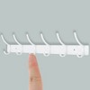 Unique Bargains Wall Mount Coat Rack with Hooks Used for Hanging Hat Towel Bathrooms - 4 of 4