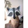 Recycled Wood & Iron Raccoons, 12"H – Distressed Multi-Tone Decorative Animal Accents (2 x Set of Two) by Kalalou - 3 of 4