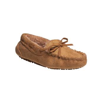Beverly Hills Polo Club Girls' and Boys' Unisex Indoor Cozy Moccasin Loafer Slippers with Non-Slip Hard Sole (Little Kids)
