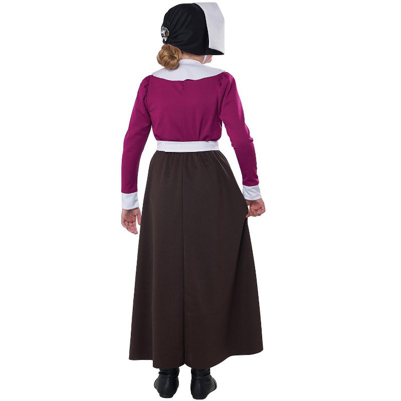California Costumes Mayflower Pilgrim Girl Child Costume, 3 of 4