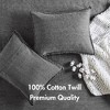 Lyngins Oversized Twill Washed Comforter Set, Cotton Bedding Set, Stone-Washed Comforter & Sham, All-Season Quilt Bedding Set, OEKO-TEX Certified - 3 of 4