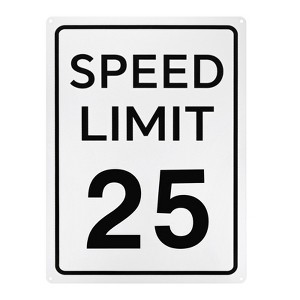Unique Bargains Aluminum Weather Resistant Waterproof Rust Free Traffic Sign 1 Pc - 1 of 4
