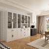 FUFU&GAGA Large Combo Storage Cabinet Glass Door Display Cabinet Combined Cabinet Organiser - 3 of 4