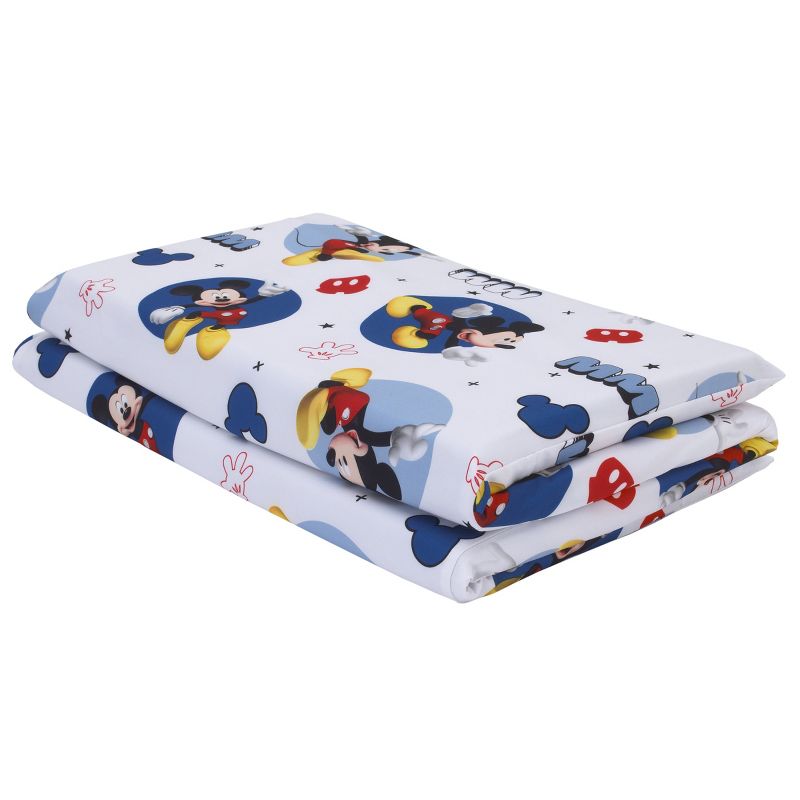 Disney Mickey Mouse Preschool Nap Pad Sheet in Blue, 2 of 4