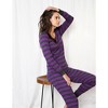 Leveret Womens Two Piece Cotton Striped Pajamas - 2 of 4