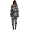 #followme Buffalo Plaid 2 Piece Thermal Pajama Set for Women -Jogger Winter Christmas PJs - 3 of 3