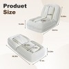 QingMoon Upholstered Human Dog Bed, Foldable Sofa Bed For Adults & Pets With 5 Adjustable Positions 2 Pillows For Bedroom & Living Room - 4 of 4