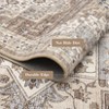 Vintage Area Rugs for Living Room Bedroom Washable Low Pile Non Slip Foldable Carpet Indoor Soft Retro Printed Distressed Rug - 4 of 4