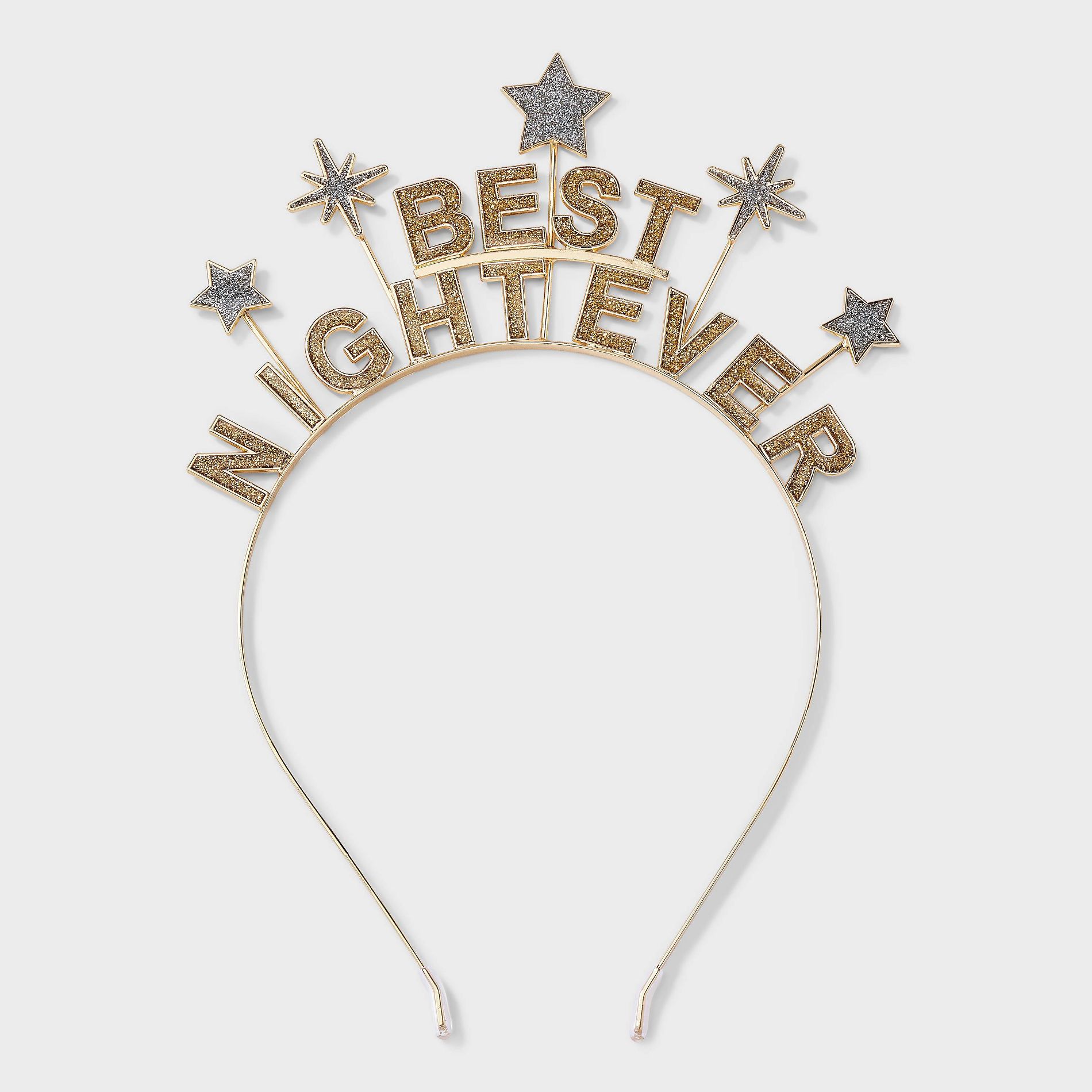 Best Night Ever Headband - Gold