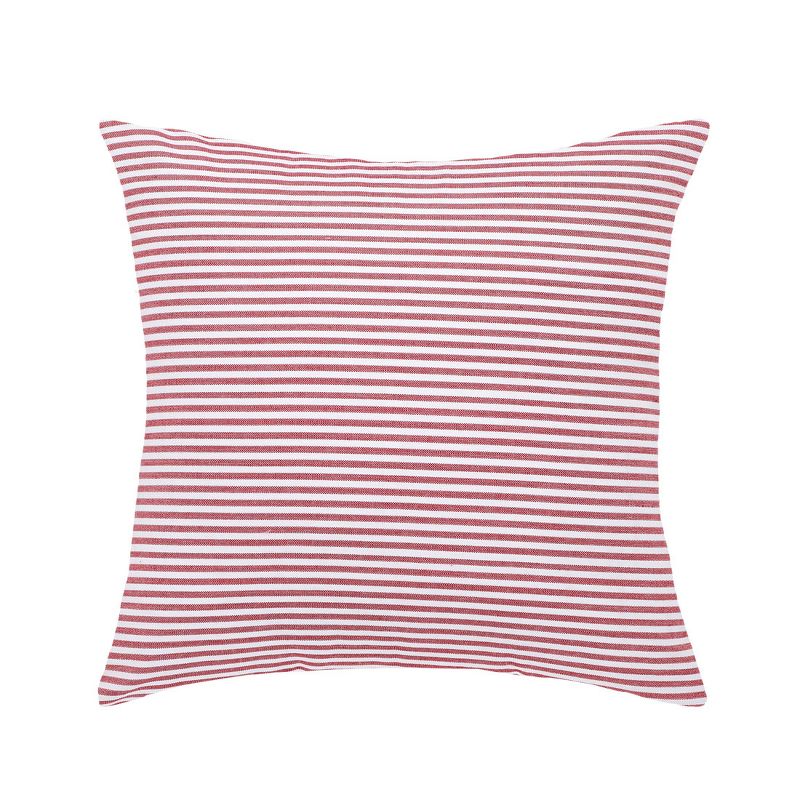 PiccoCasa Woven Striped Throw Pillow Covers Decors Square Farmhouse Cushion Covers, 3 of 9