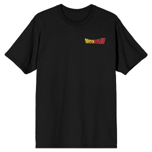 Dragon Ball Z Cell Goku & Gohan Crew Neck Short Sleeve Men's Black T-shirt - 1 of 4