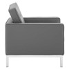 Modway Loft Tufted Vegan Leather Armchair - 2 of 4