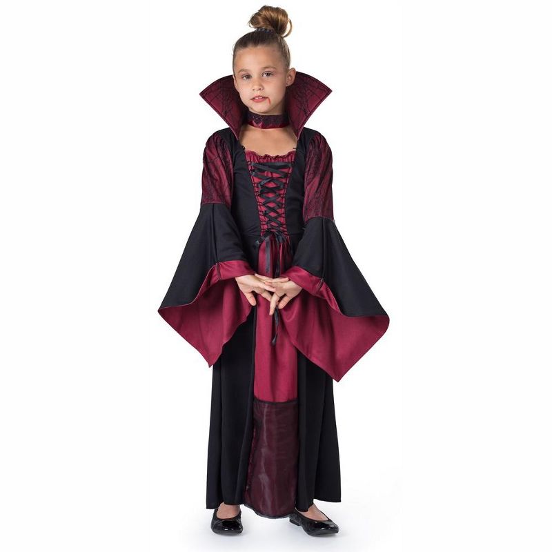 Dress Up America Vampiress Costume for Toddler Girls, 1 of 5