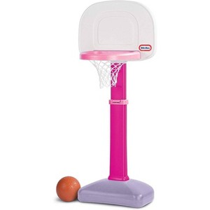 Little Tikes TotSports Easy Score Toy Basketball Set 2pc - Pink - 1 of 4