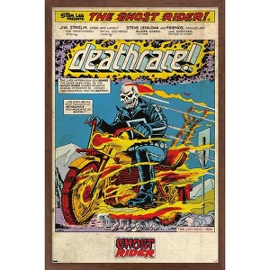 Trends International Marvel Ghost Rider - Deathrace Framed Wall Poster Prints - 1 of 4