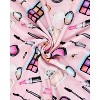 Lev Baby Viscose from Bamboo Pillowcase Set – Makeup Print Pink – Set of 2 - 3 of 4