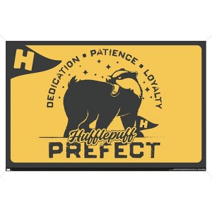 Trends International he Wizarding World: Harry Potter - Hufflepuff Clubhouse Crest Framed Wall Poster Prints - 1 of 4