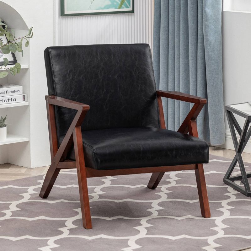 Breighton Home Take a Seat Cliff Mid-Century Modern Accent Lounge Armchair, 2 of 8