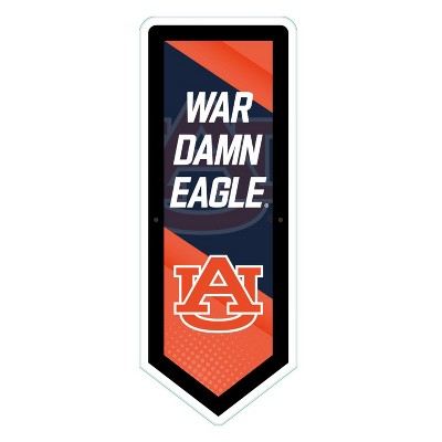 Evergreen Ultra-Thin Glazelight LED Wall Decor, Pennant, Auburn University- 9 x 23 Inches Made In USA
