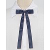 Allegra K Women's Pre-Tied Adjustable Solid Color Bow Tie - 2 of 4