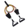 Ignite by SPRI Resistance Gym in a Bag: Medium Rubber Bands for Total Body Workout - 2 of 4