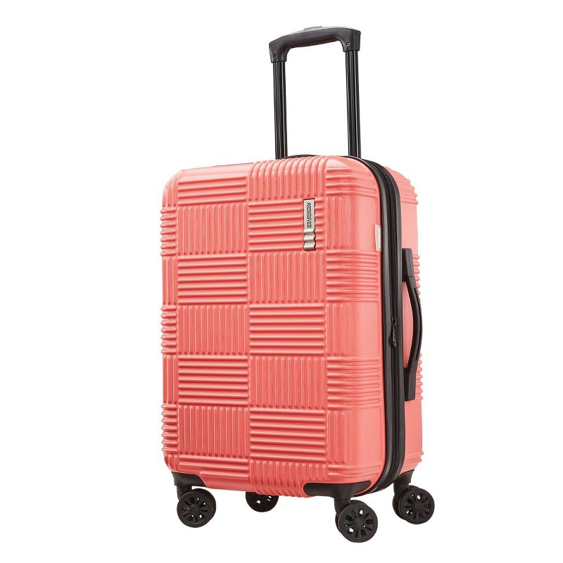 American Tourister NXT Checkered Hardside Carry On Spinner Suitcase, 1 of 20