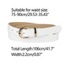 INSPIRE CHIC Women's Alligator Embossed Belts Leather Waist Alloy Pin Buckle Belt - 3 of 4