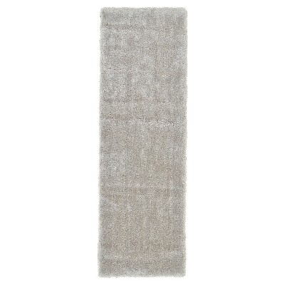 2'6"x8' Runner Solid Tufted s Silver - Weave & Wander