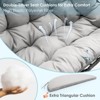 Brafab 2 Person Outdoor Egg Swing Chair with Cushions, Hanging Patio Chair for Garden or Balcony - 2 of 4