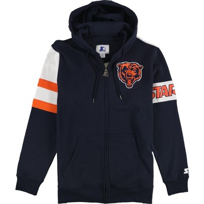 STARTER Mens Chicago Bears Hoodie Sweatshirt