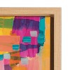 Kate & Laurel All Things Decor 30" x 30" Sylvie I Feel Pretty Framed Canvas by Leah Nadeau Natural: Modern Vertical Wall Art - 3 of 4