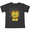 The Juniper Shop Mini Smiley Lion Paws Toddler Short Sleeve Tee - 2 of 4