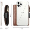 BEAFUP Small Wallets for Women Leather RFID Blocking Bifold Zipper Pocket Wallet with ID Window - 4 of 4