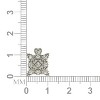 Pompeii3 1/4 ct Diamond Vintage Womens Jewelry Studs Unique Earrings 10k White Gold - 4 of 4