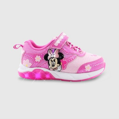 Image of Toddler Minnie Mouse Sneakers - Pink 8T