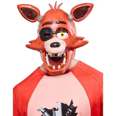 Rubies Adult Five Nights At Freddy's Foxy Overhead Latex Mask- One Size Fits Most
