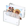 Unique Bargains Home Office Double-Sided Magnetic Acrylic Picture Frame - 3 of 4