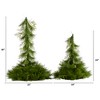 Nearly Natural 24-in and 36-in Table Top/Hanging Artificial Christmas Decor (Set of 2) - 2 of 4