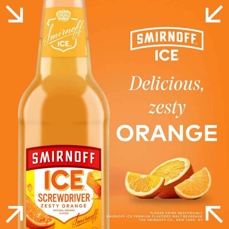 Smirnoff Ice Screwdriver - 6pk/11.2 fl oz Bottles, 4 of 10