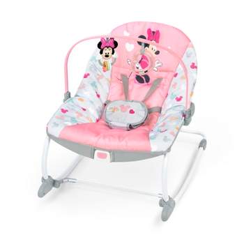 Bright Starts Minnie Mouse Forever Besties Infant to Toddler Rocker