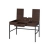 Metal & Composite Wood Rectangular Writing Desk with Built-in USB Port, 1 Storage Drawer, and 3 Storage Compartments - 4 of 4