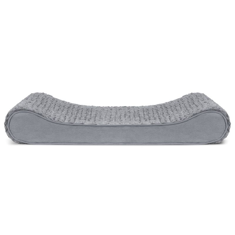 FurHaven Ultra Plush & Suede Luxe Lounger Memory Top Dog Bed, 2 of 4